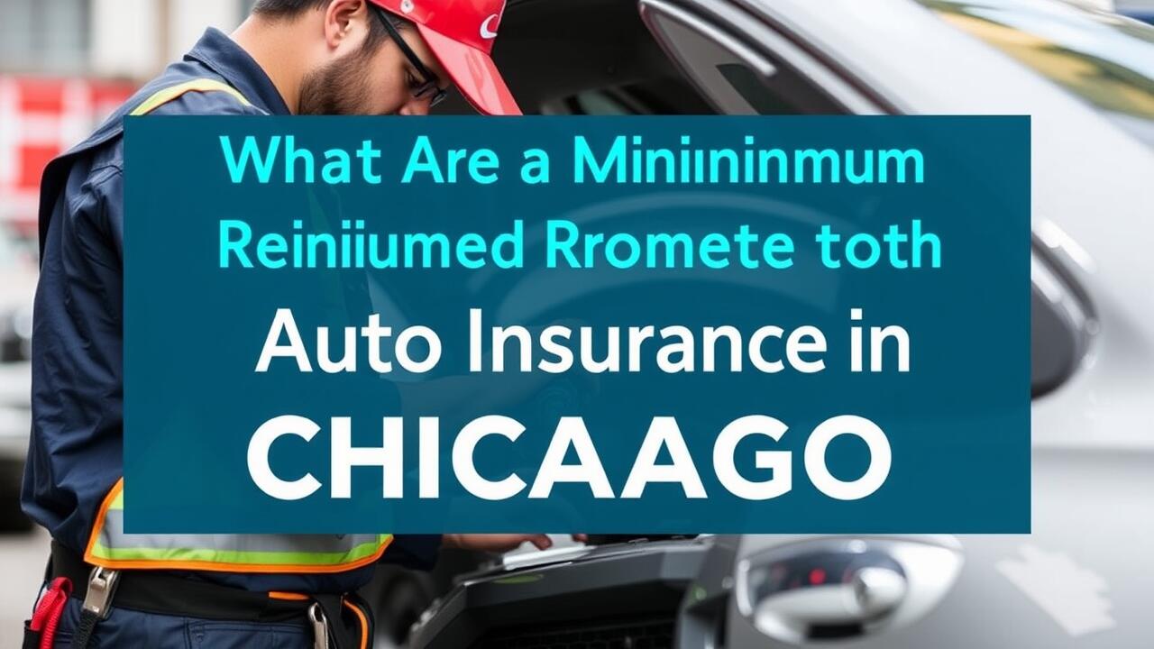 What Are the Minimum Requirements for Auto Insurance in Chicago Illinois?